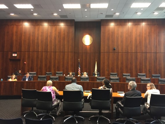 SEIU HCII members and allies give testimony to the Illinois House Human Services Committee