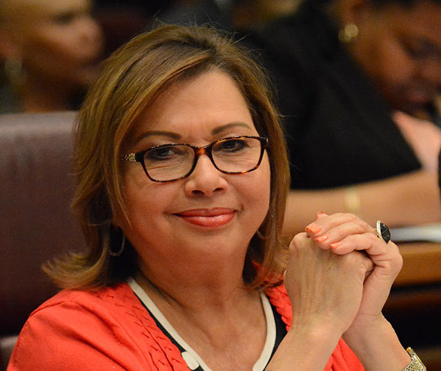 Alderman Milagros Santiago at todays City Council meeting. Wednesday, May 18, 2016 