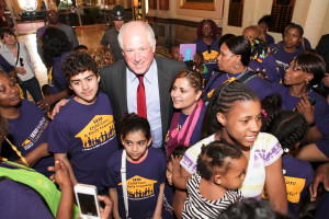 Child care members with Governor Pat Quinn