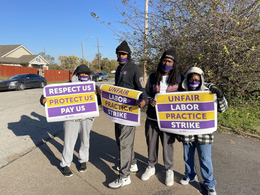 Strike at Blue Circle Rehab & Nursing