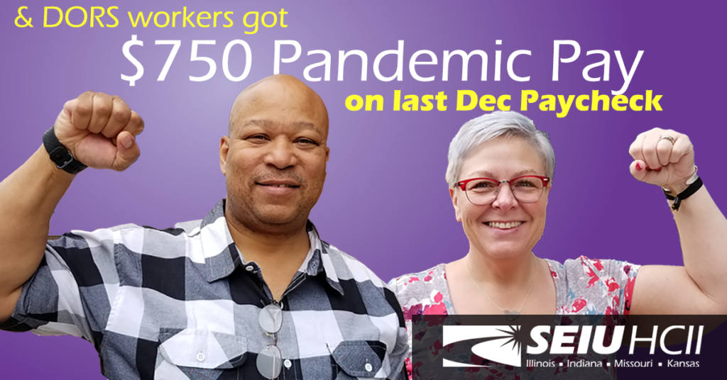 Victory Alert DORS workers win pandemic pay & another raise SEIU