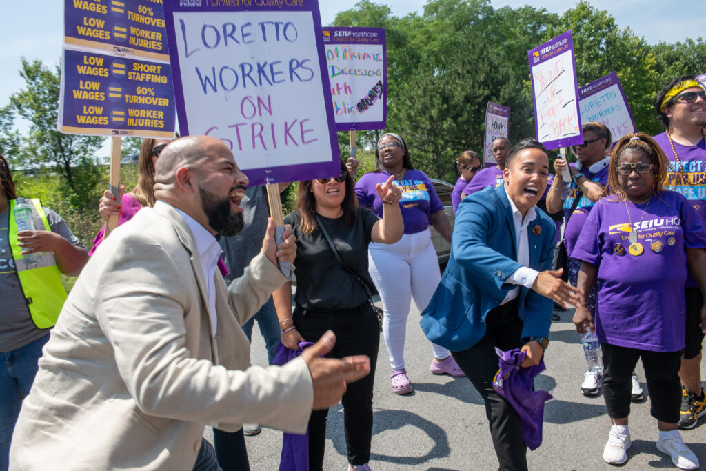 Loretto Hospital Strike Day 04